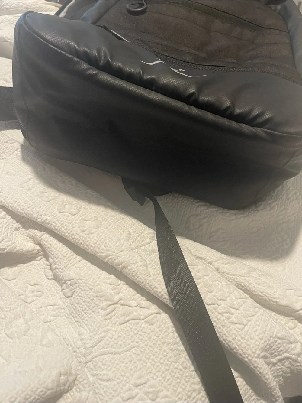 Jordan Black Backpack with White Jumpman Emblem Many pockets & Compartments